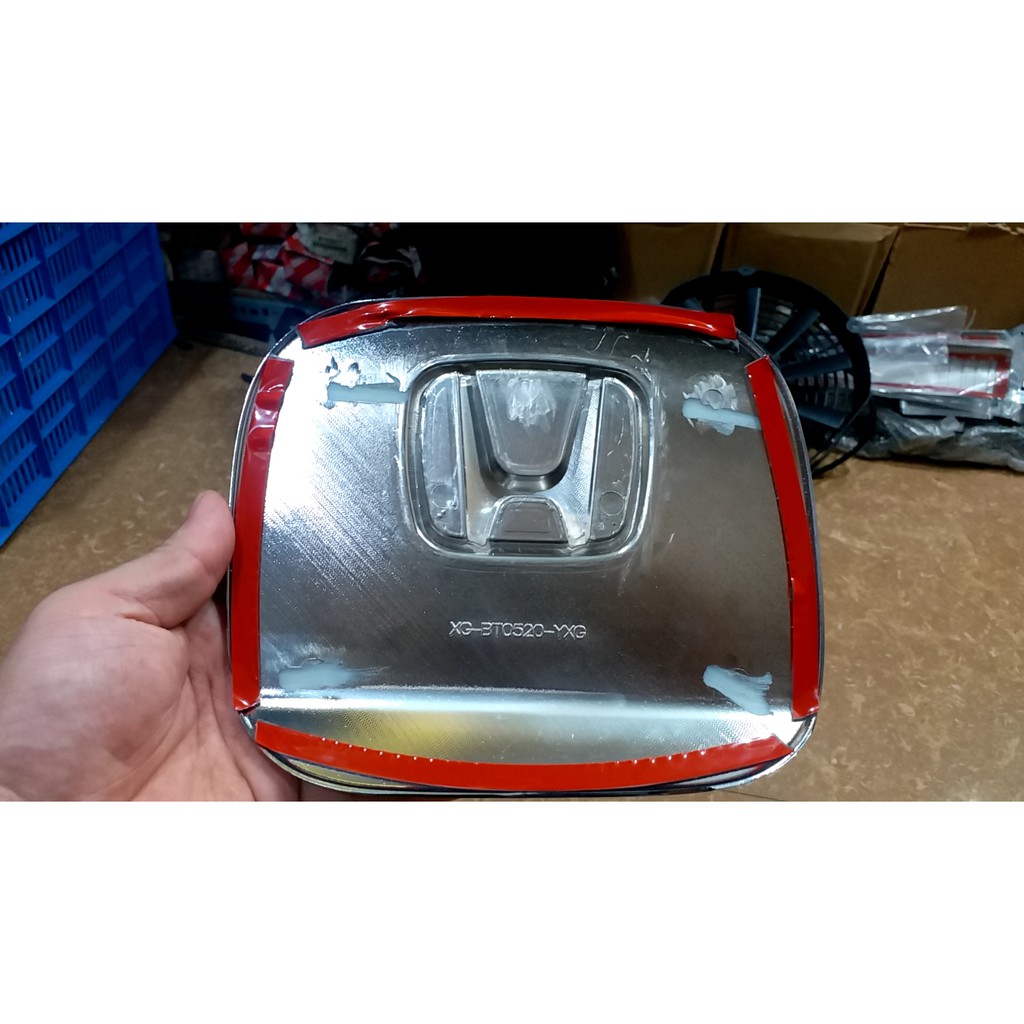 Ốp Nắp bình xăng  mạ crom  xe Honda City đời từ 2015 đến 2020