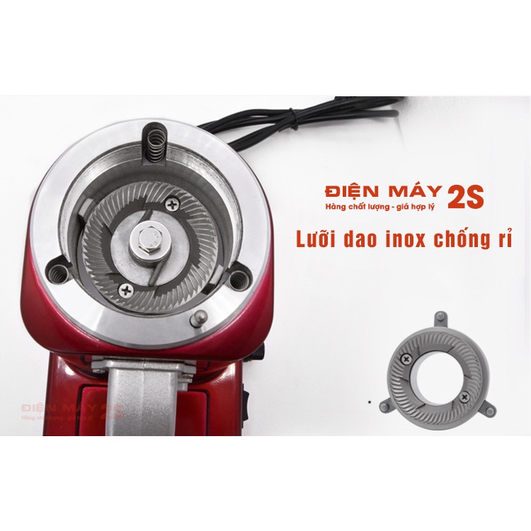 [HCM-Giao ngay] Máy xay cafe,máy xay cà phê chuyên dụng Espresso 019 với 19 chế độ xay thô/mịn pha máy,pha phin - BH 12T