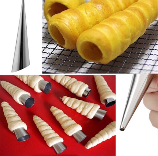 Khuôn Làm Bánh Ốc Quế,Bánh Sừng Bò,Bánh Cuộn