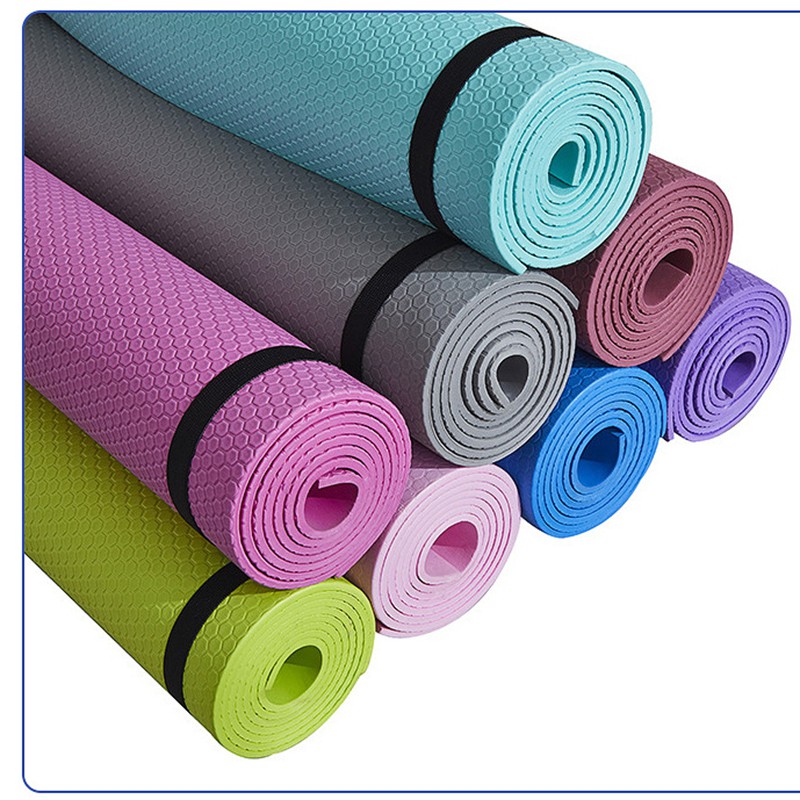 Thảm Tập Yoga,Thảm Tập Gym Êm Ái Chống Trượt 1 lớp cao cấp TT8005