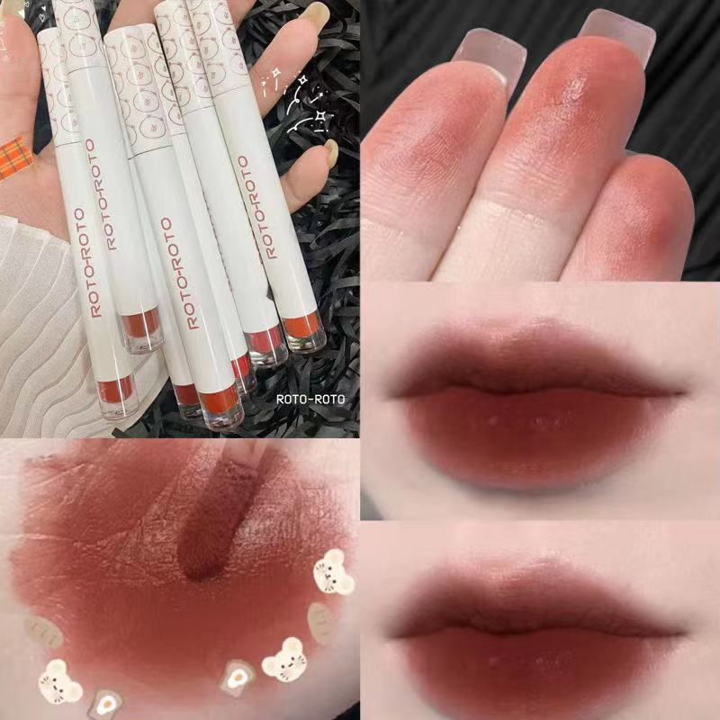 [Hàng mới về] Son Môi Dưỡng Ẩm Lâu Trôi Chống Thấm Nước Màu Lì Thiết Kế Hình Chú Gấu Dễ Thương | BigBuy360 - bigbuy360.vn