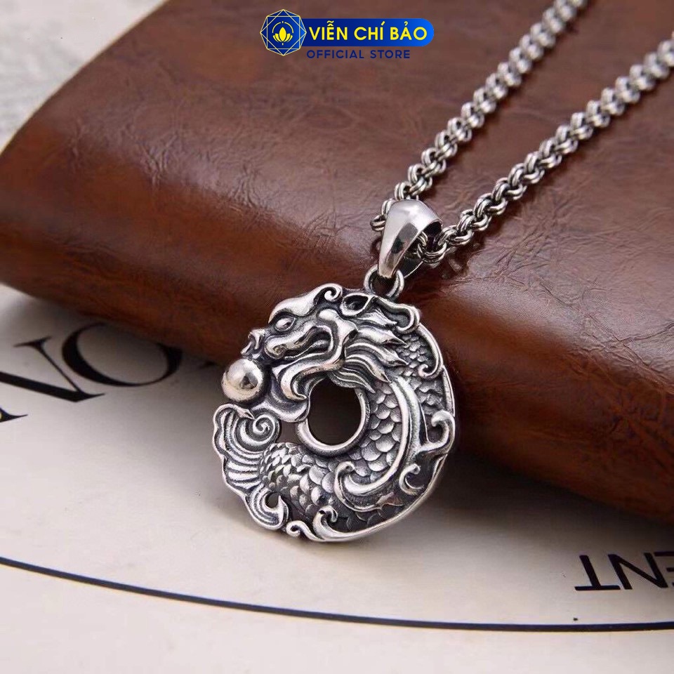 Dây chuyền bạc nữ xích đôi chất liệu bạc 925 thời trang phụ kiện trang sức nữ thương hiệu Viễn Chí Bảo D100265-60