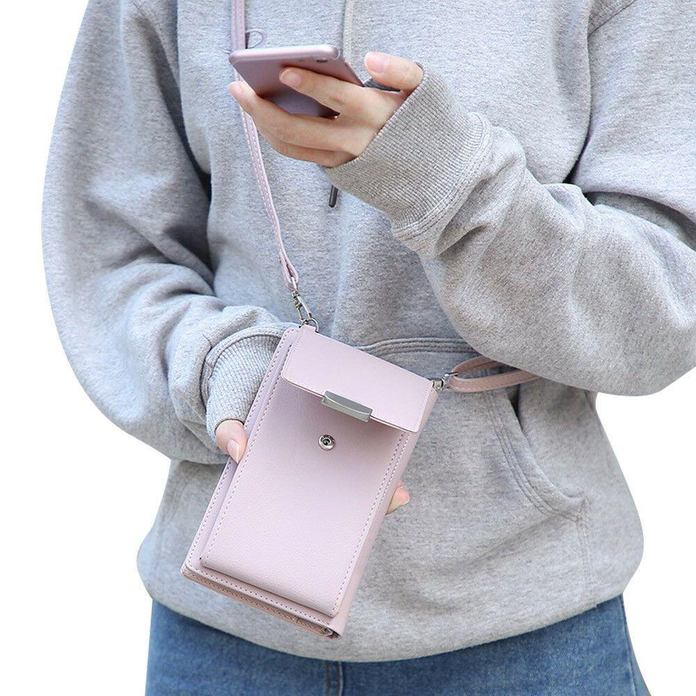 MIHAN1 Túi Đeo Chéo Da PU Thời Trang Cho Nữ