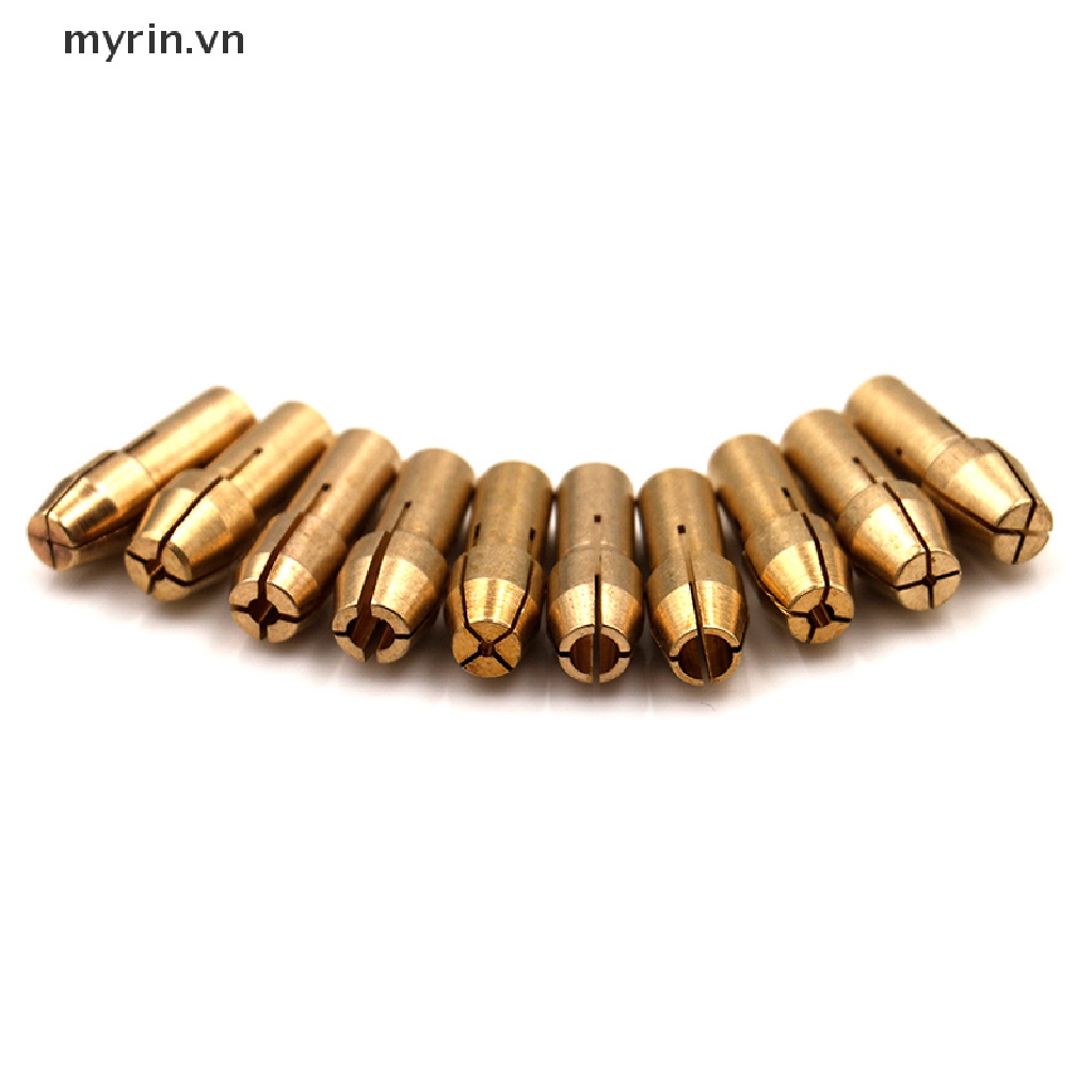 Set 10 Mũi Khoan Bằng Đồng Thau 0.5-3.2mm 4.8mm Chuyên Dụng