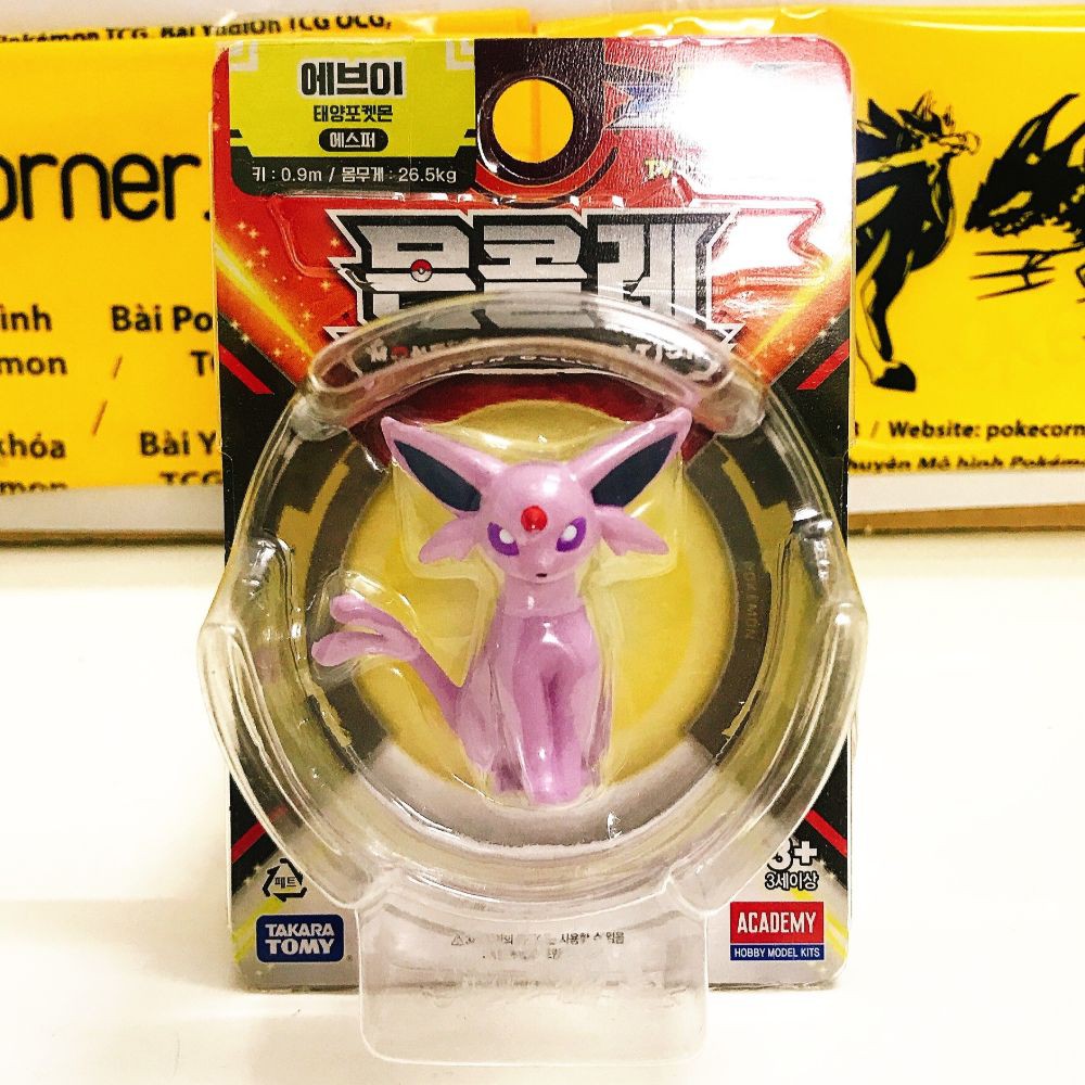 Mô Hình Pokemon Espeon của Takara TOMY Standard Size - Pokemon Figure Moncolle tiến hóa từ Eevee