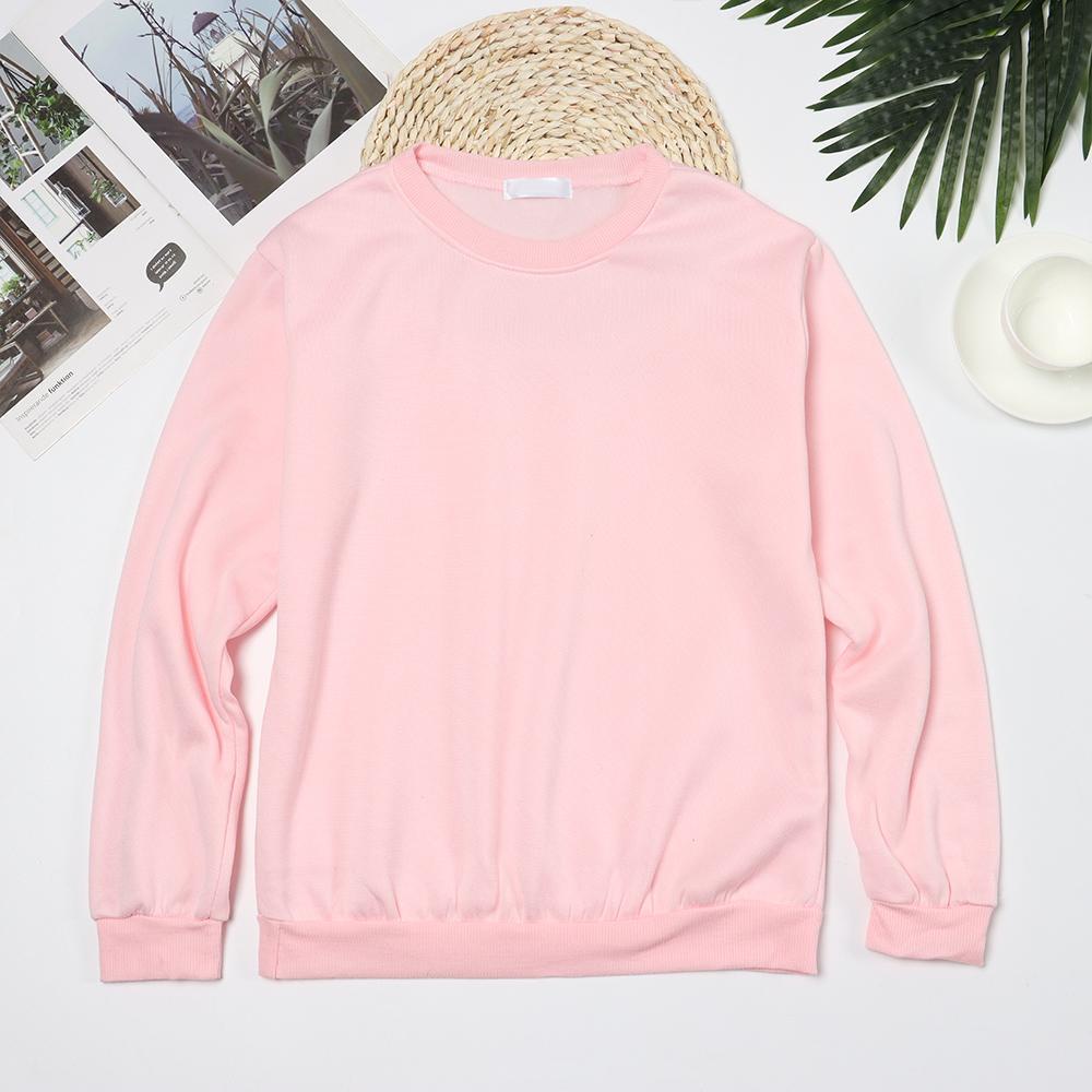 Áo Sweater Màu Trơn Phong Cách Hip Hop Thời Trang Cho Nữ