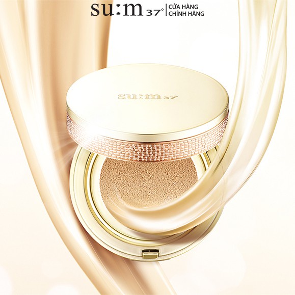 [Mã giảm 120K] Phấn nước chứa dưỡng chất nước thần Su:m37 Secret Essence Cushion SPF35 PA++ 15g (tặng kèm lõi 15g)