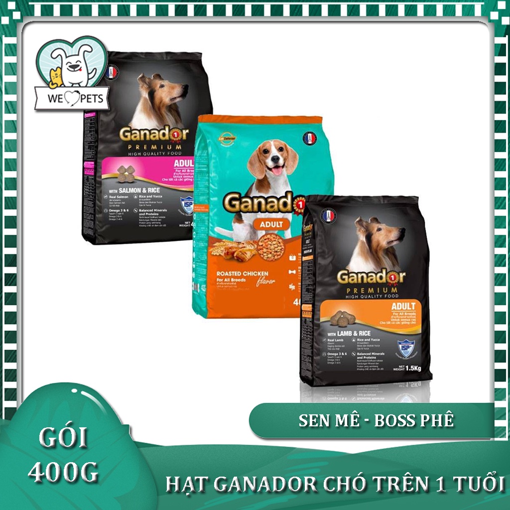 Thức Ăn Hạt Cho Chó Lớn Ganador Adult 400gr - Lida Pet Shop