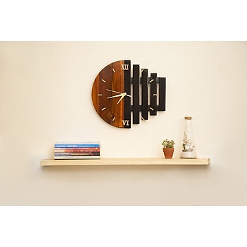 Đồng hồ gỗ treo tường hiện đại HD1 - Quà tặng tân gia Decor