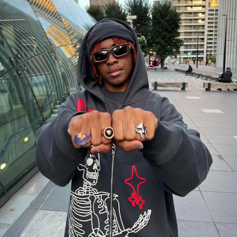 Áo hoodie In Chữ Y2K Phong Cách Harajuku Đơn Giản Thời Trang Cho Nam Và Nữ