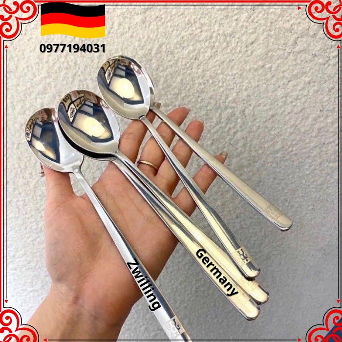 Set 5 thìa ăn Zilling Inox cao cấp nhập khẩu từ Liên bang Đức