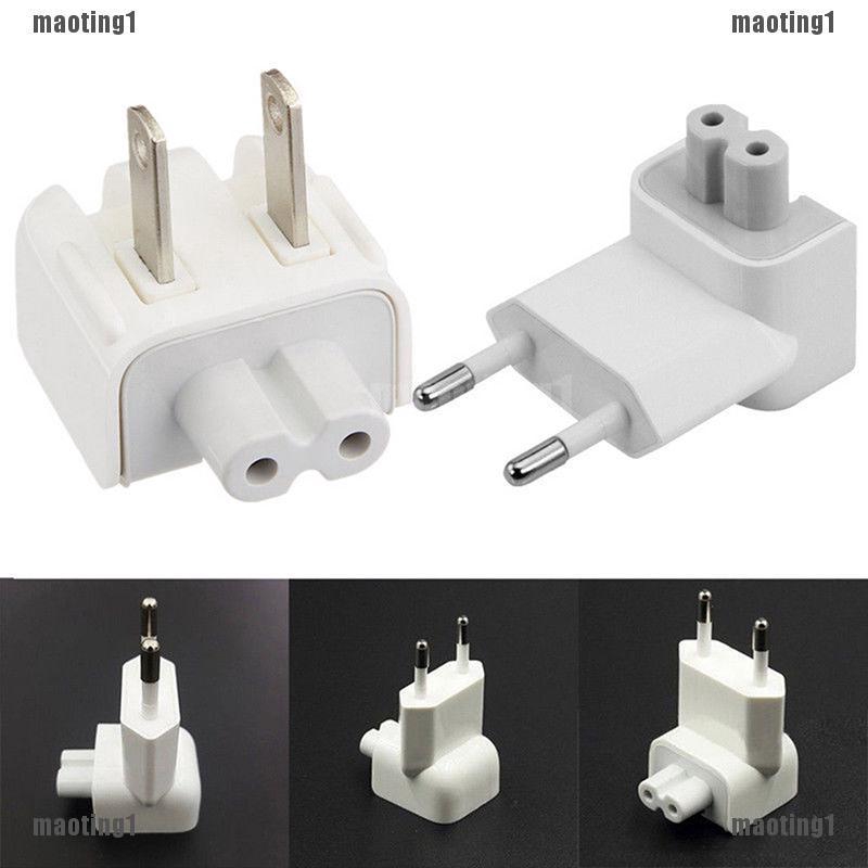 EU AC Power Wall Plug Duck Head For MacBook Pro Air Adapter PC Charger