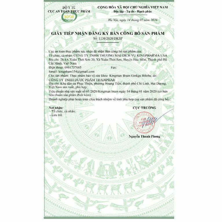 Viên Uống KINGMAX BRAIN