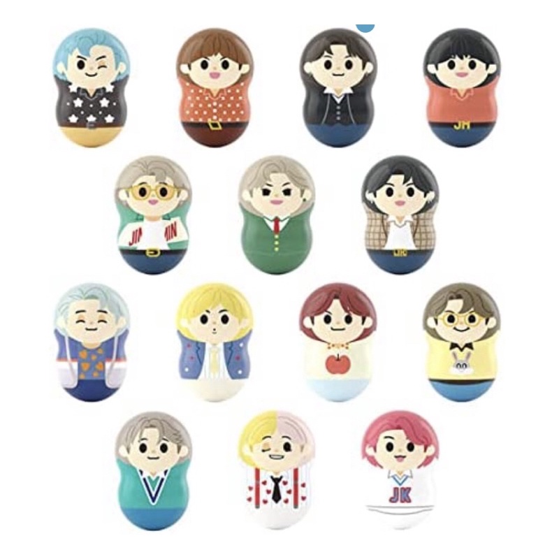 4 gói Lật đật nhân phẩm BTS