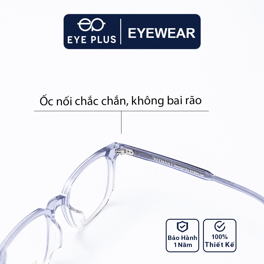 Gọng kính cận nam nữ EYE PLUS cao cấp mắt vuông nhỏ Reeman-8012