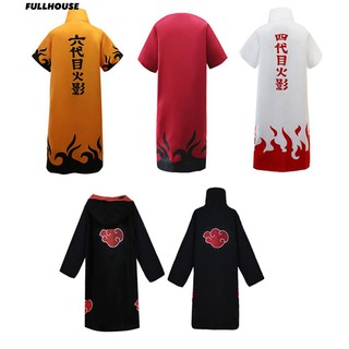Áo Choàng Hóa Trang Nhân Vật Hoạt Hình Naruto Akatsuki Itachi Uchiha
