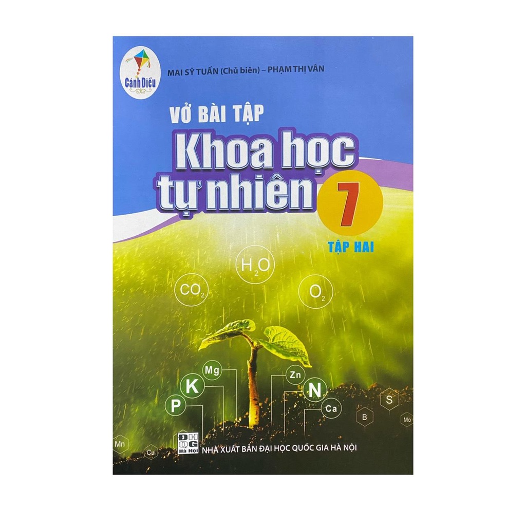 Sách - Vở bài tập khoa học tự nhiên 7 tập hai ( Cánh diều ) + Bán kèm 1 tẩy chì