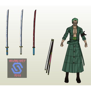 Mô hình giấy anime Roronoa Zoro (Timeskip) [ONE PIECE]
