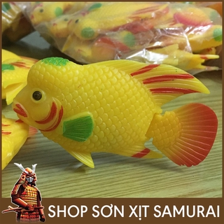 Cá Kè La Hán bằng nhựa - Cá La Hán Bằng Nhựa Kè Cá La Hán