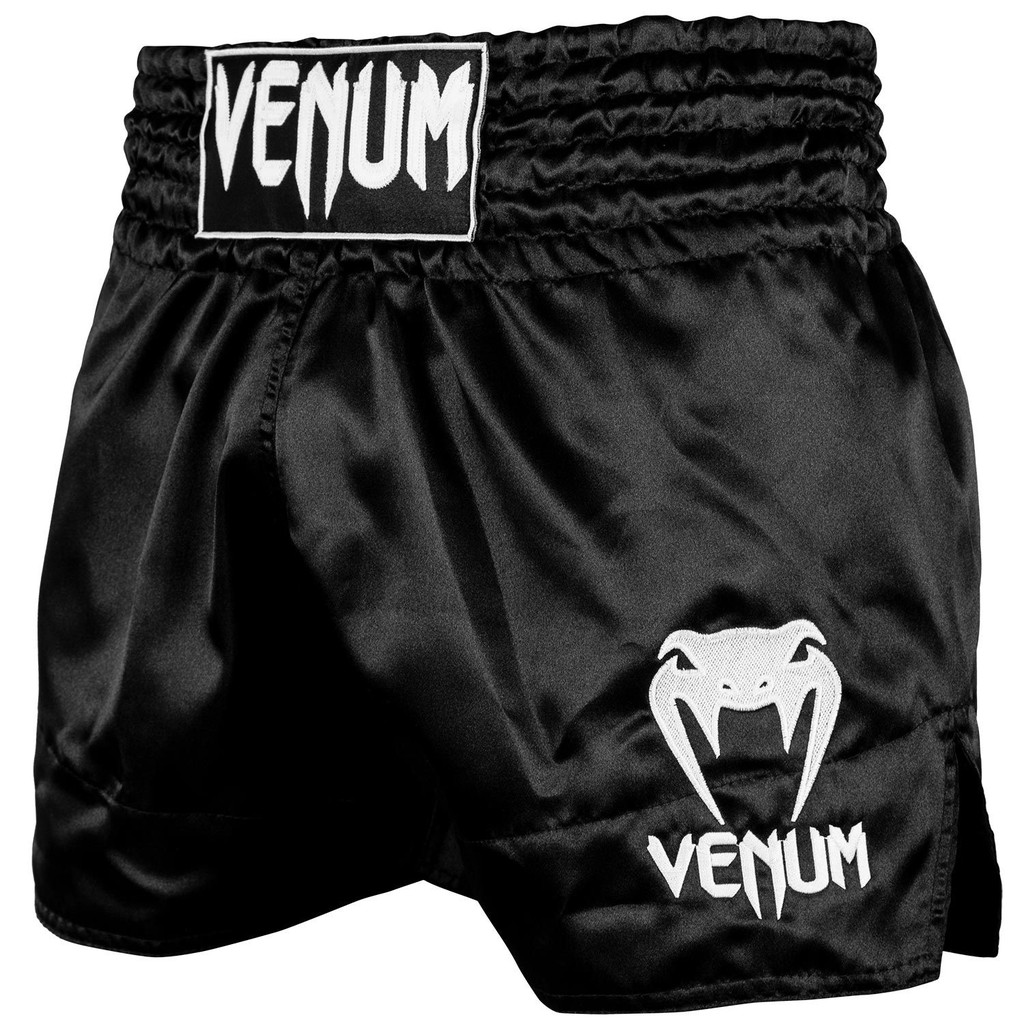 Quần Muay Thai Venum Classic - Black White