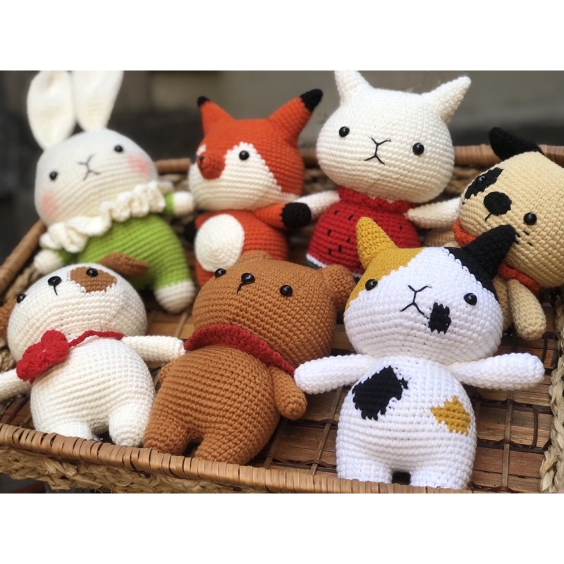 BÉ HAINCHAN CÁO HƯƠU CHÓ THỎ MÈO GẤU