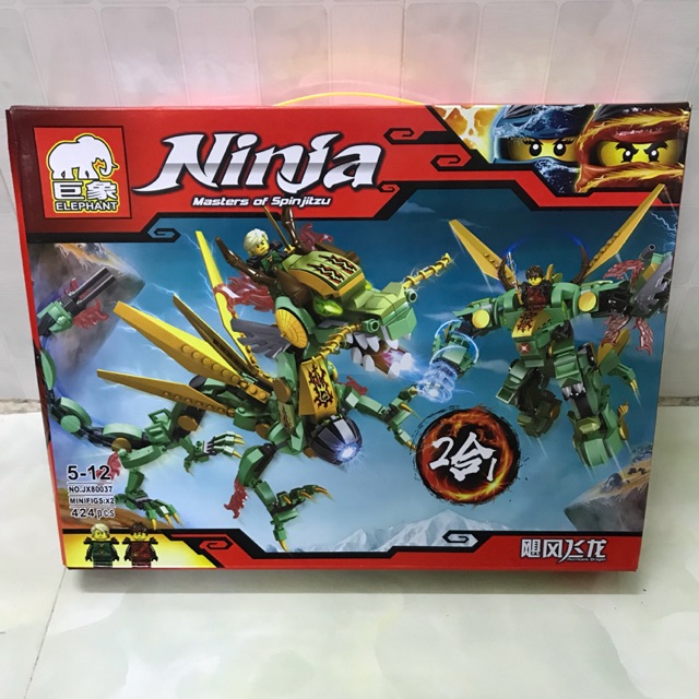 Bộ lego 2 chiến binh Ninza M10