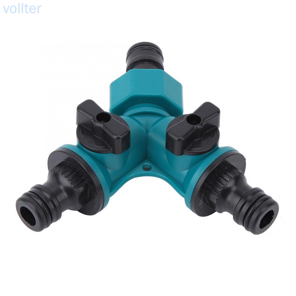 Van chia ống nước hình chữ Y 3 đầu 16mm bằng nhựa có công tắc tiện lợi