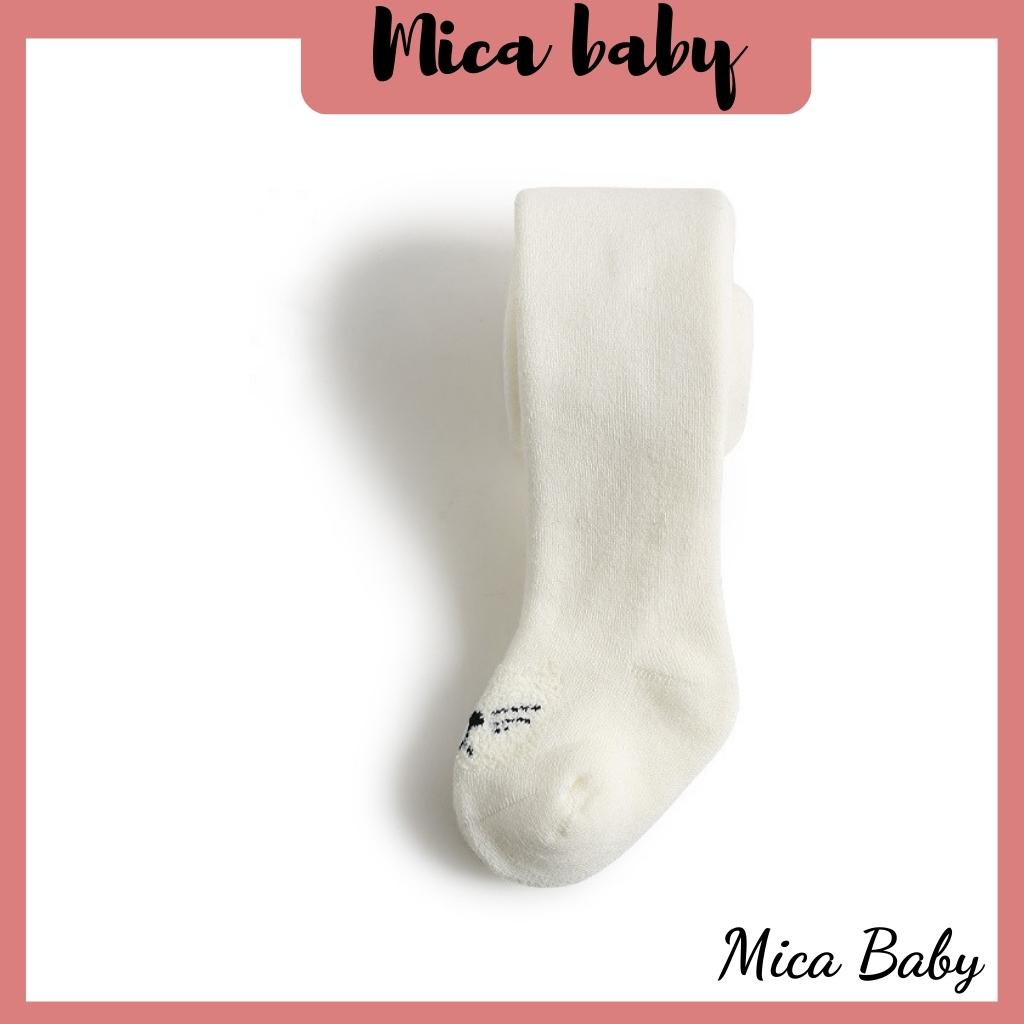 Quần tất loại dày bàn in hình gấu dễ thương cho bé Mica baby T13