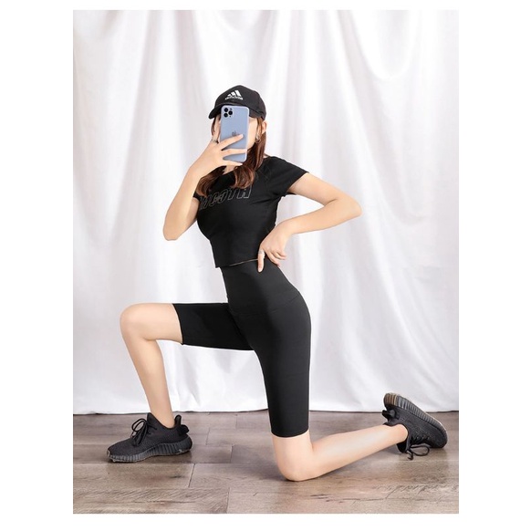 Quần Legging Đùi Định Hình Gen Bụng Đùi Hàng Xuất Xịn Siêu Co Giãn 4 Chiều Phối Đồ Siêu Đẹp Quần Tập Gym Yoga