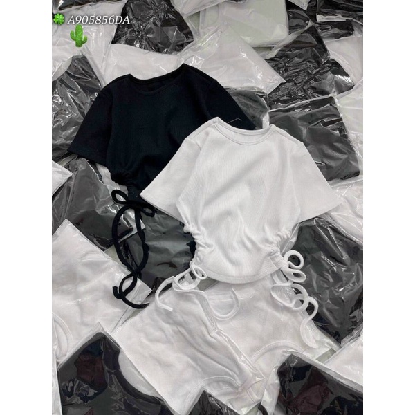 Áo croptop rút dây 2 bên đẹp mê ly (B.C)