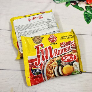 MÌ JIN RAMEN NHẬP KHẨU HÀN QUỐC GÓI 120G