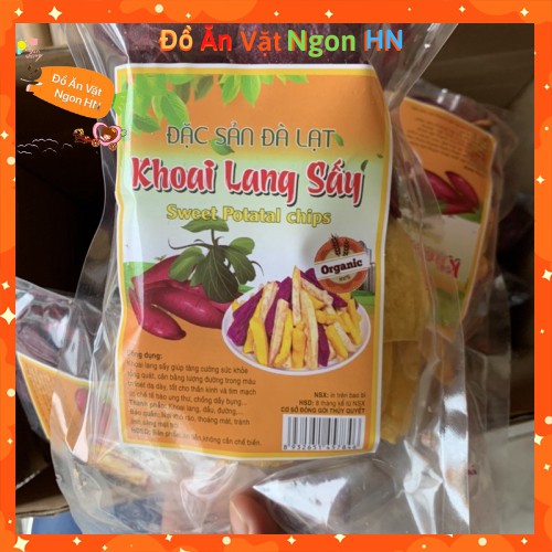 Khoai Lang Sấy Đặc Sản Đà Lạt Đồ Ăn Vặt Ngon Giòn Hấp Dẫn