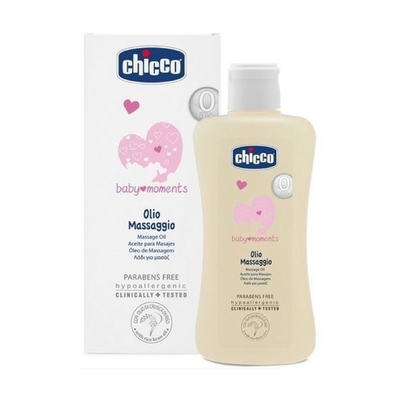 Dầu massage chiết xuất cám gạo chicco