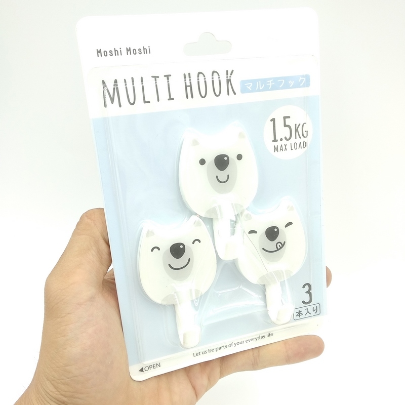 Vỉ Dán Hình Thú Moshi 018 - Mẫu 1 - Moshi Moshi