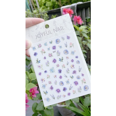 Stick hoa lá cành, đề can hoa lá, sticker bông hoa