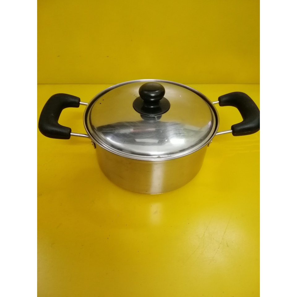 Nồi inox nội địa Nhật, size 21cm, cao 10cm (mã 789), Dùng được bếp từ