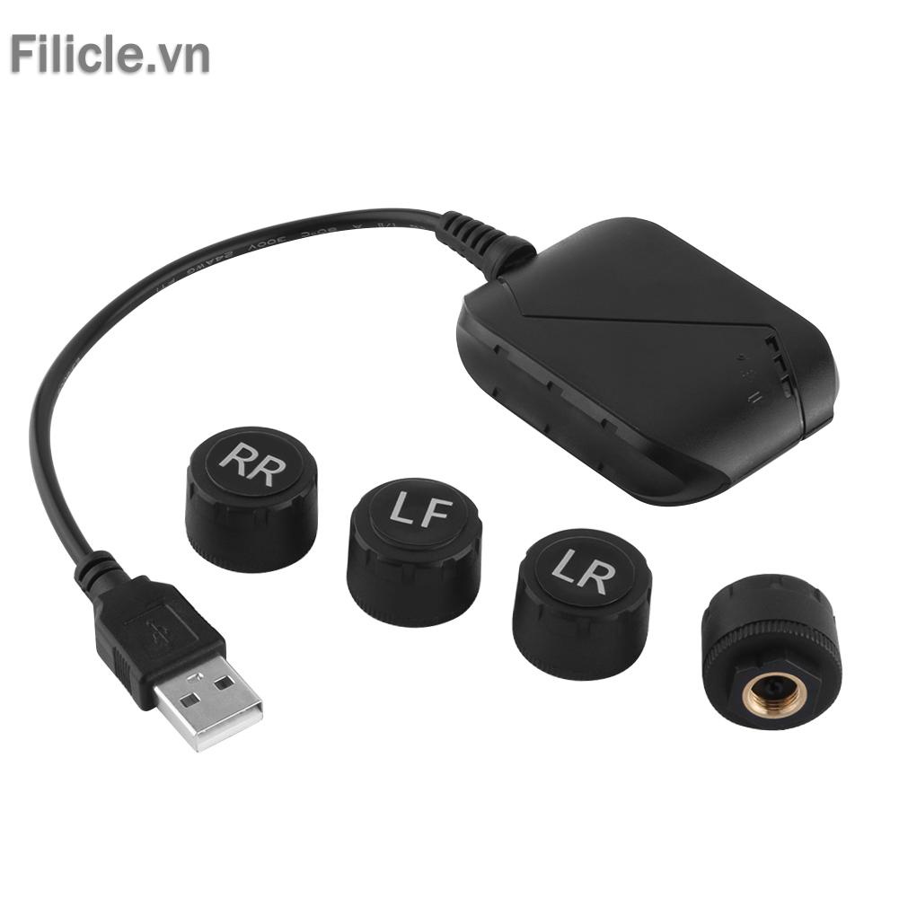 Hệ Thống Theo Dõi Áp Suất Lốp Xe Hơi Kết Nối USB 3.0 TPMS Cho Android