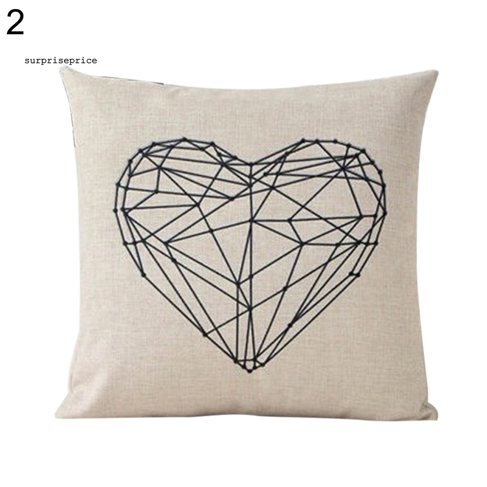 Vỏ gối vuông họa tiết động vật trang trí nội thất