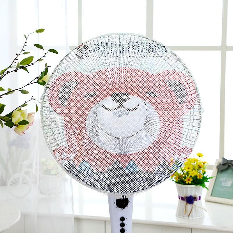 Lưới Bọc Lồng Quạt Có Dây Rút An Toàn Cho Bé Họa Tiết Đáng Yêu