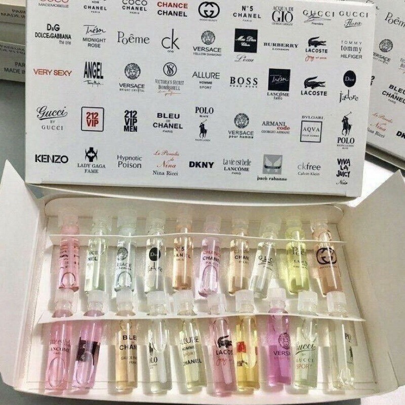 Set nước hoa mini 20 mùi | BigBuy360 - bigbuy360.vn