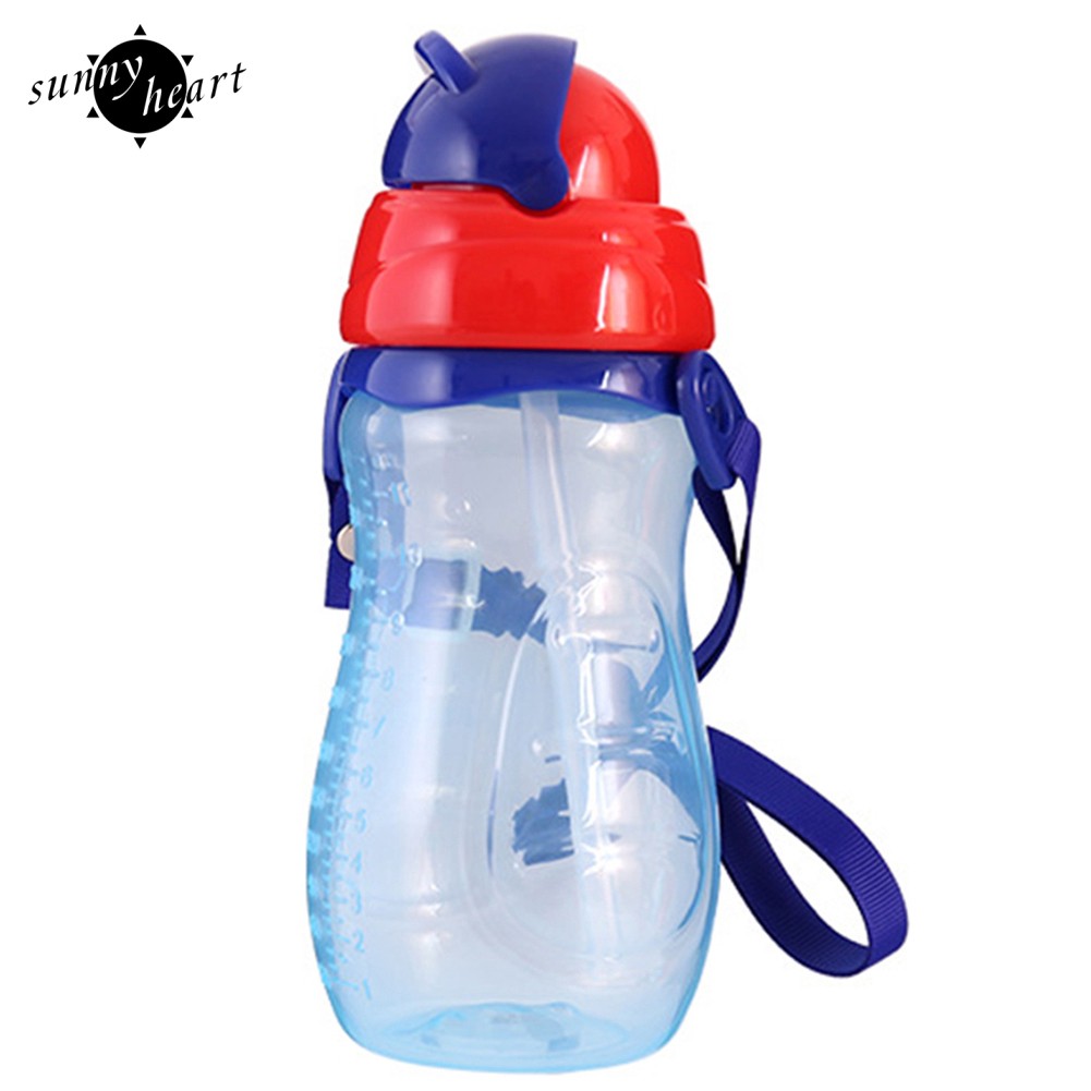 Bình Nước Chống Tràn Có Ống Hút Cho Bé Hiệu Sunny 260 / 330ml