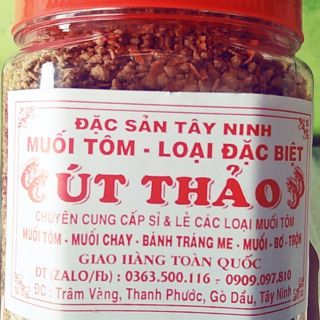 Muối tom út thảo. hu 500g