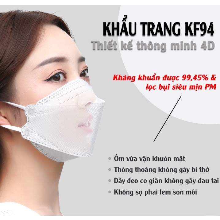 Khẩu trang KF94 , khẩu trang kháng khuẩn An Tâm