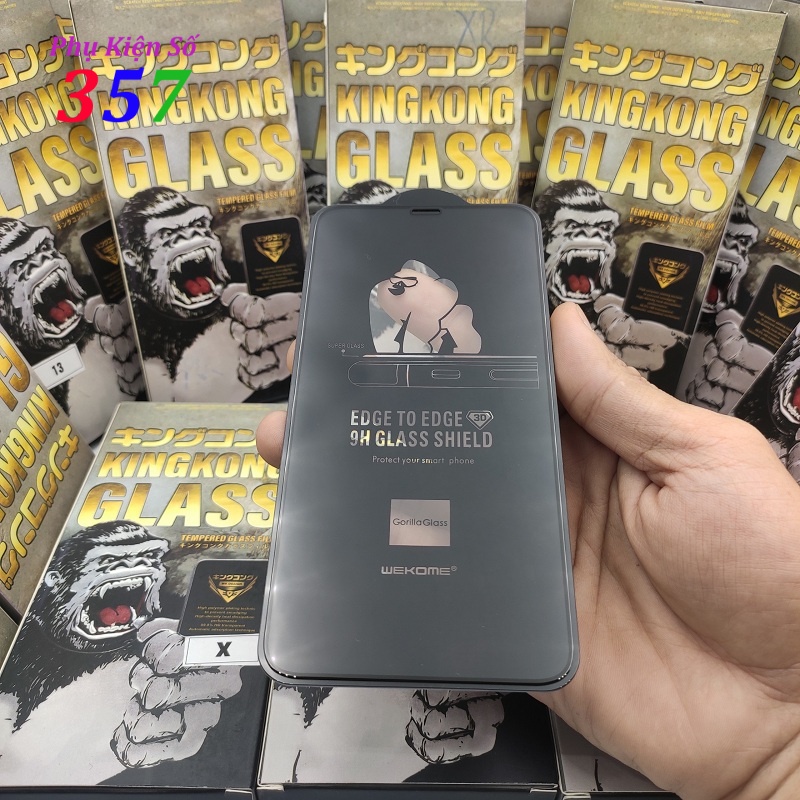 Cường lực iPhone KingKong 3D Full Màn siêu bền siêu mượt