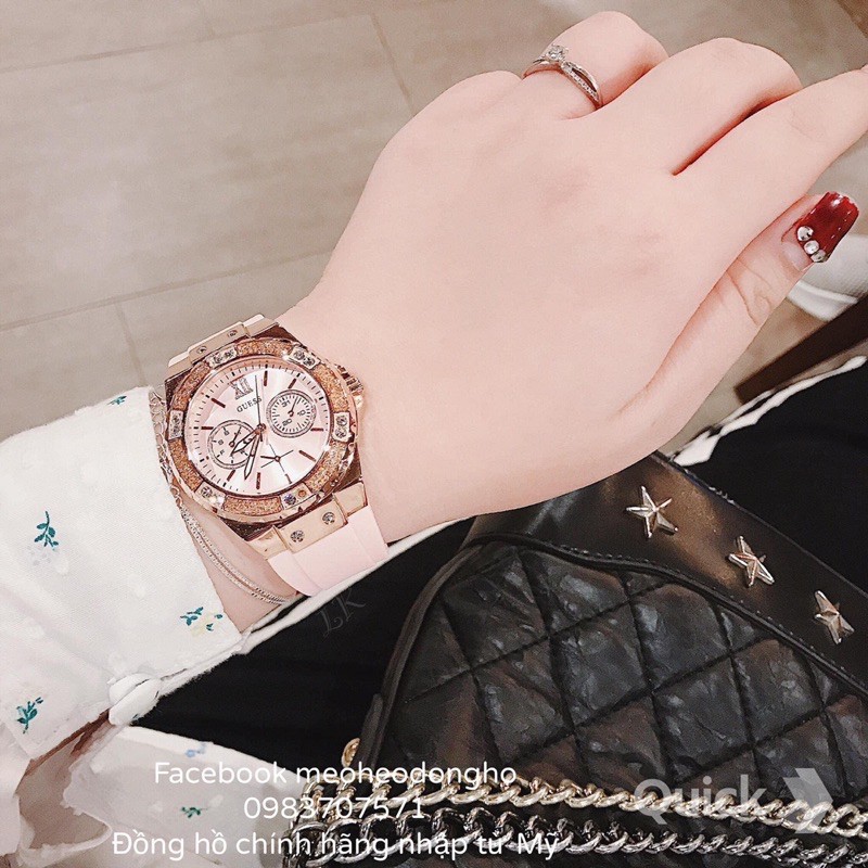 ĐỒNG HỒ NỮ GUESS PINK SPORT FOR LADY