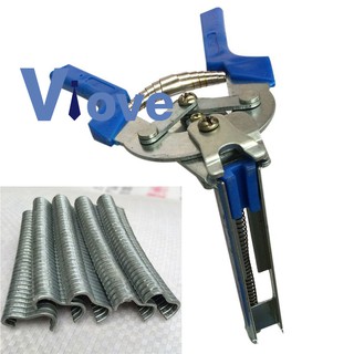 Bộ kìm bấm và 600 kẹp chữ M chuyên dụng làm lồng gà