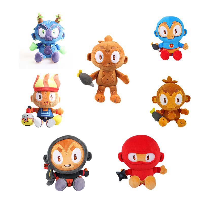 lovely Dart Super Monkey Plush Toy Bloons TD Soft Stuffed Doll Christmas Gift For Kids