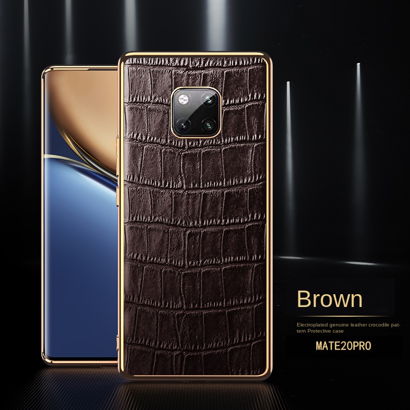 Ốp Điện Thoại Vân Da Cá Sấu Chống Sốc Cho Huawei Mate 20 pro Mate20