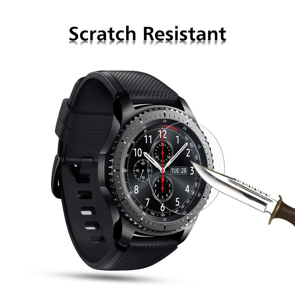 Set 2 Kính Cường Lực Cao Cấp Bảo Vệ Màn Hình Cho Samsung Gear S3 Frontier / Classic