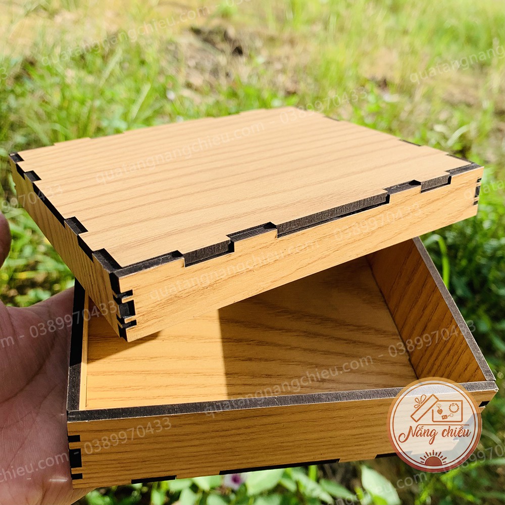 Hộp Đựng Quà tặng ,hộp gỗ handmade , cực kì sang – Thích hợp làm quà tặng-  Khắc nội dung theo yêu cầu